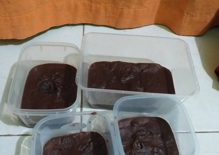Puding cokelat