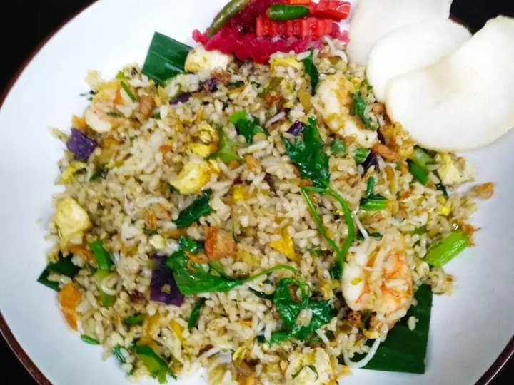 Cara Memasak Nasi goreng udang cabe ijo Bahan Sederhana