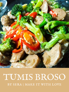 Foto resep Tumis broso (brokoli baso)