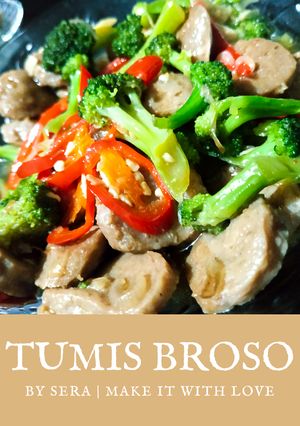 Foto resep Tumis broso (brokoli baso)