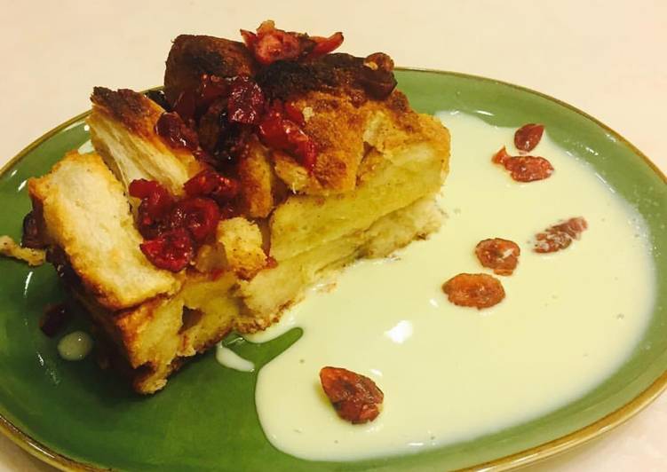 Cranberry Bread Pudding