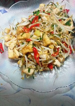 Foto resep Tumis tauge tahu