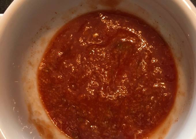 Tomato sauce for baked fish