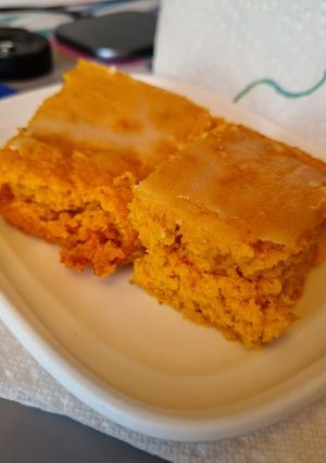 Una foto de Torta con cáscara de zapallo