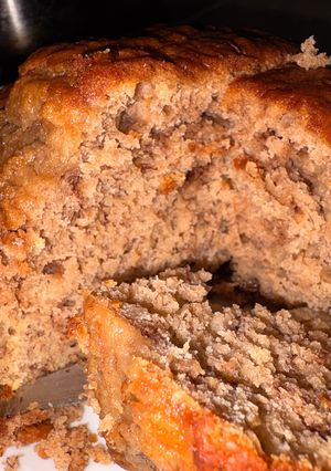 Φωτογραφία της συνταγής 🍌 Σπιτικό Banana Bread με Μερέντα 🤎