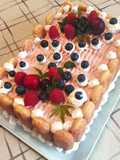 Málnás mousse torta, sütés nélkül, kalóriaszegényebben