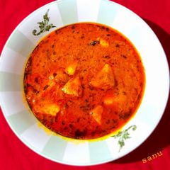 A picture of Paneer Changezi.