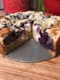 Blueberry cheese coffee cake