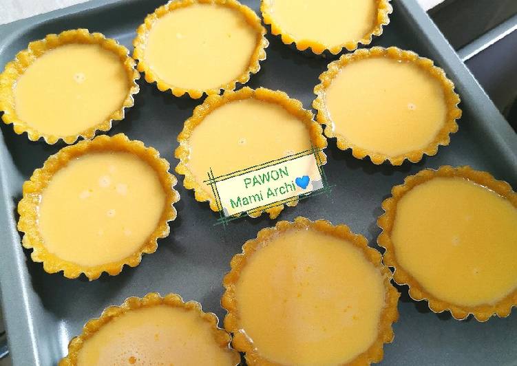 Resep Pie Susu Sederhana Oven Enak Lezat Mantap Ala Pawon Mami Archi💙 yang Enak Banget