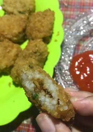 Foto resep Lemper Goreng KW/Nugget Nasi Isi Abon