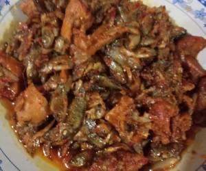 Gampangnya Memasak Sambal goreng baby ikan Yummy Mantul