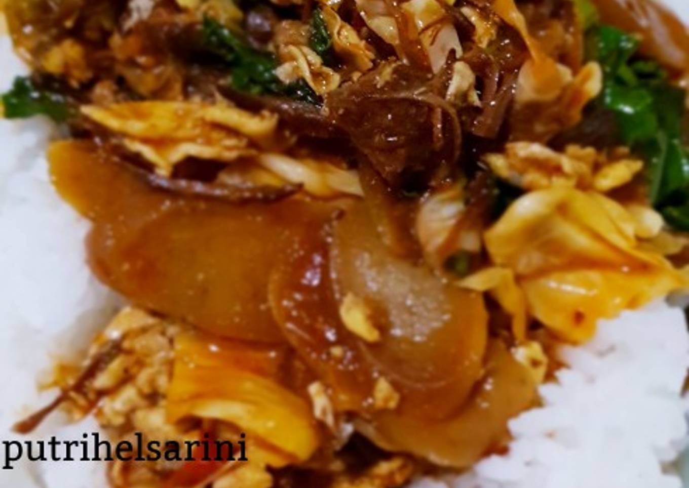Nasi gila rendang