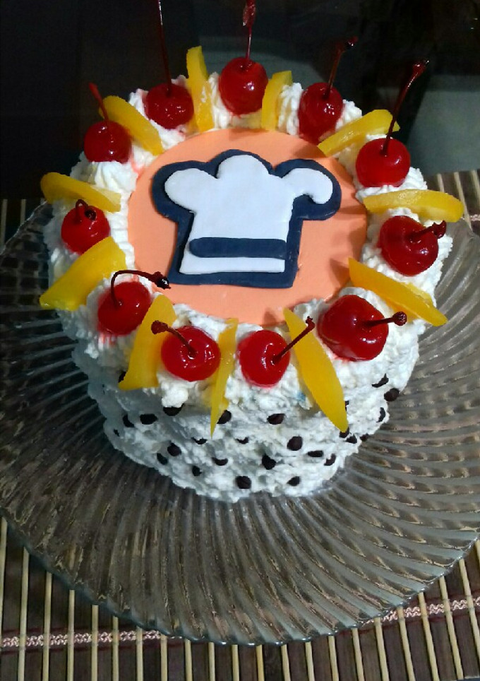 Una foto de Torta Rellena de Durazno - Cookpad 2019
