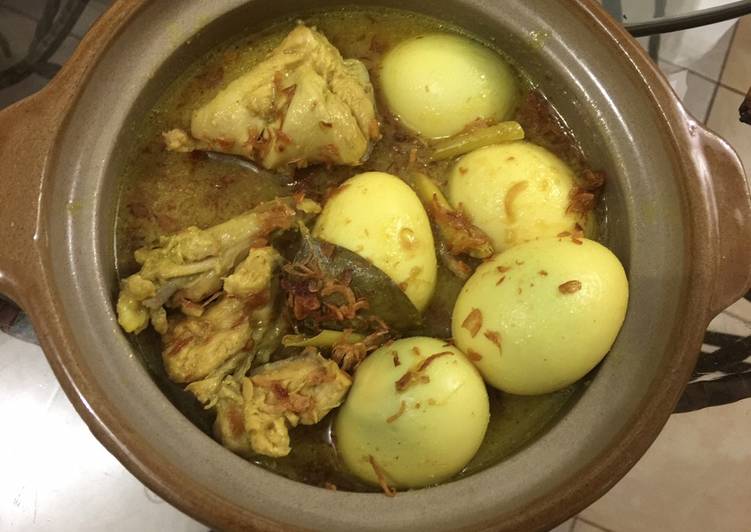Resep Opor Ayam+Telur Anti Gagal