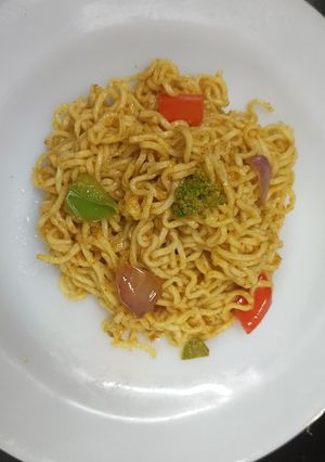 A picture of Veggie maggi.