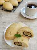 (Sourdough Discard) Roti Pisang Cokelat Keju