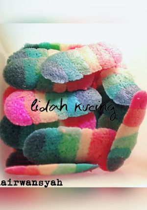 Foto resep Lidah Kucing Rainbow