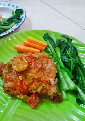 Foto resep Ayam geprek rumahan