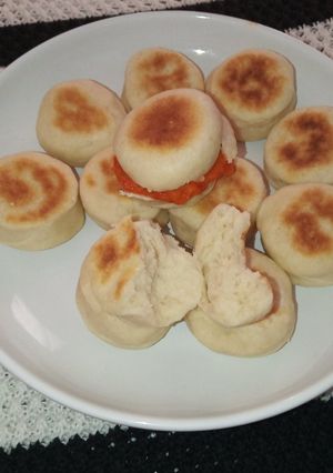 Villámgyors serpenyős zsemle recept fotója