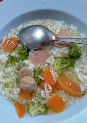 Foto resep Sayur bening sosis