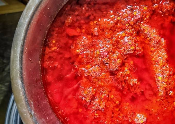 Sambal Tumis Sichuan (Sichuan Spicy Sauce)