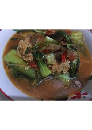 Foto resep Cah Pakcoy dan Jamur Enoki dengan Tauco