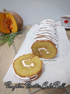 Foto resep Pumpkin Butter Cake Roll