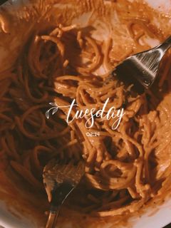 صورة لوصفة سباغيتي المايكرويف 🍝