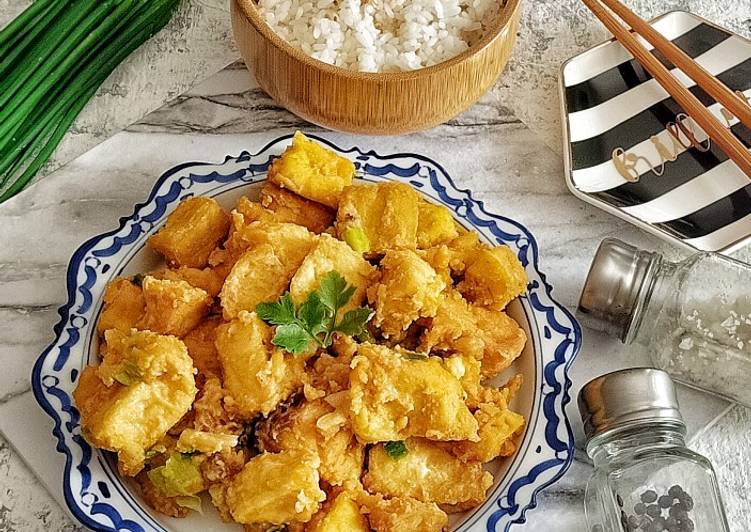 Resep Salted Egg Tofu, Lezat Sekali