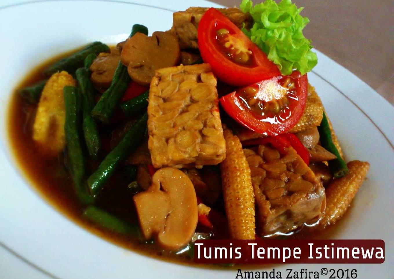 Tumis tempe istimewa