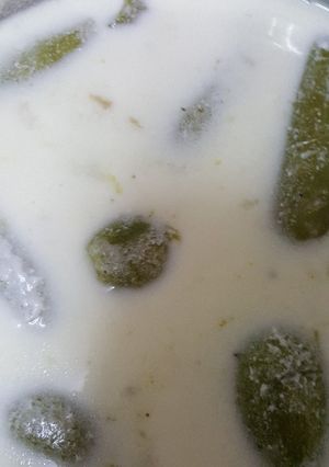 صورة لوصفة لبن مع كوسا على طريقتي