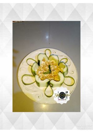 A picture of Cucumber with peanut/groundnut.