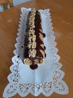 Una foto de Pionono con dulce de leche