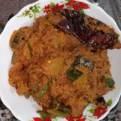 A picture of Pumpkin sabzi.
