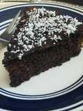 Chocolate Cake Soaked with Chocolate Sauce