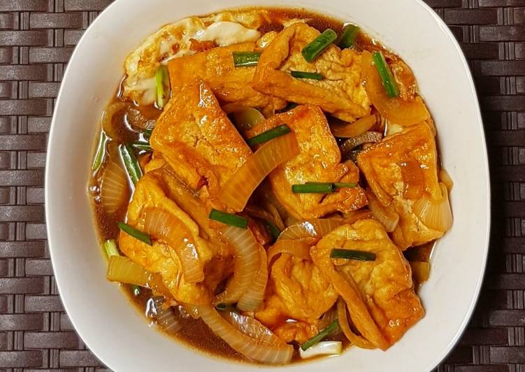 Tahu-Telur Saus Yakiniku