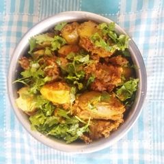 A picture of Parval Bataka nu Bharelu Shaak.