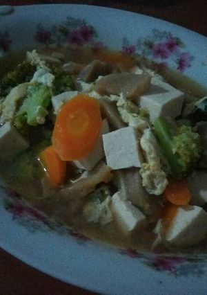 Foto resep Simple Capcay Bakso Tahu