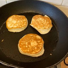 American style pancakes A picture of American style pancakes.