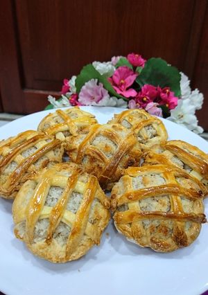 Hình của món Bánh Tart nhân dừa.
