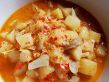 Kentang Bakso Masak Santan