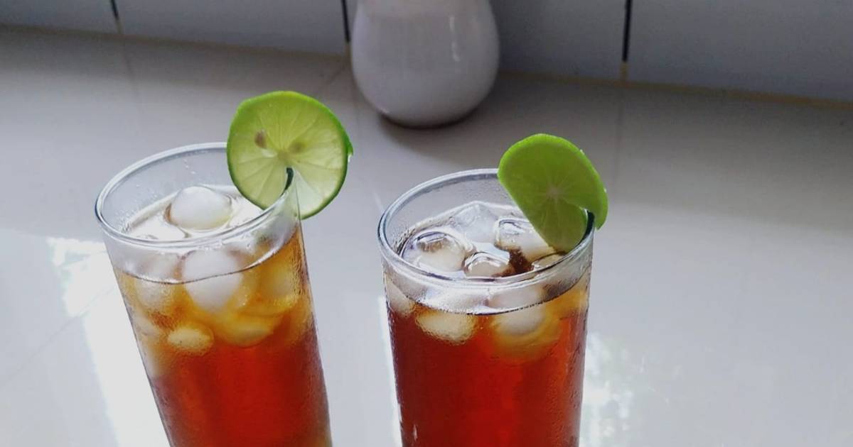 Resep Es Lemon Tea Lime Oplosan Oleh Ria Mamanya Tata Cookpad 6326