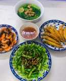 Cá bống đục chiên giòn sốt nước mắm chanh tỏi