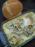 Rollos de pescado al horno