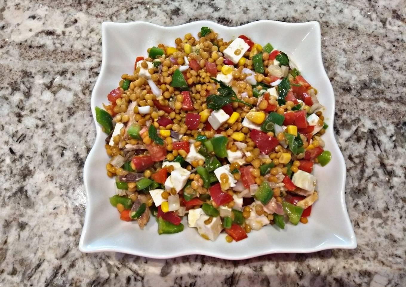 Ensalada de lentejas 🥗