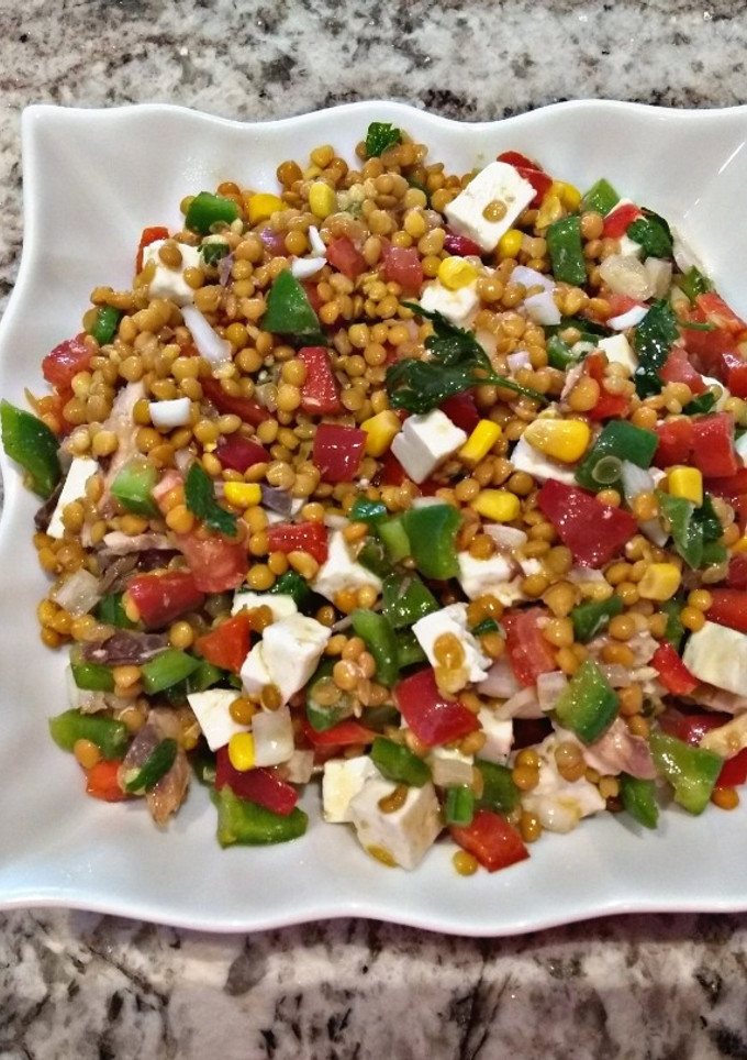 Una foto de Ensalada de lentejas 🥗