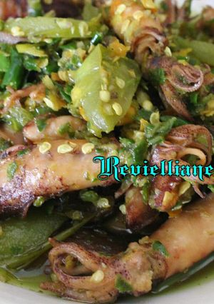 Foto resep Cumi asin sambel ijo