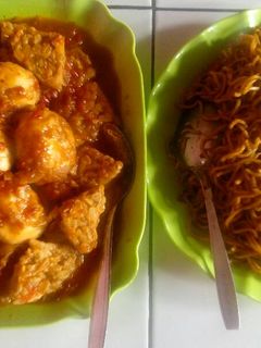 Foto resep Balado Telur Tempe & Mie Goreng Jawa
