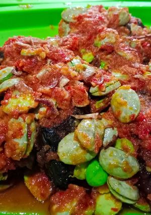 Foto resep Daging sapi sambalado pete