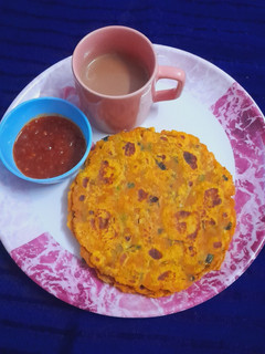 शकरकंद पराठा (sweet potato paratha recipe in hindi) रेसिपी मुख्य फोटो
